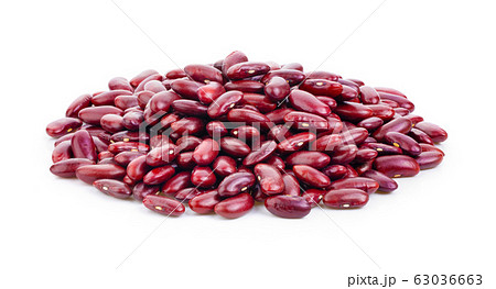 red beans on white background red beans on white background 63036663