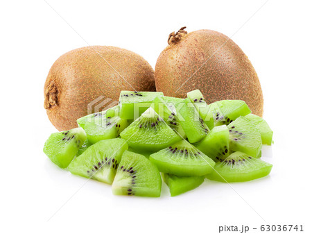 kiwi fruit isolated on white background kiwi fruit isolated on white background 63036741