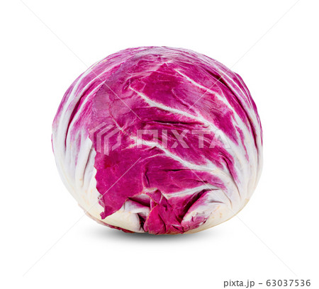Radicchio, red salad isolated on white Radicchio, red salad isolated on white 63037536