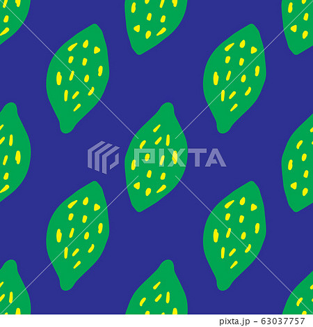 Funny Citrus Fruits Wallpaper Green Lemon のイラスト素材