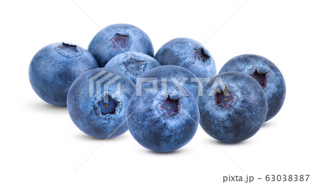 Fresh blueberry isolated on white background Fresh blueberry isolated on white background 63038387
