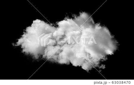 white clouds isolated on black white clouds isolated on black 63038470