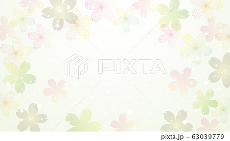 桜 春 背景のイラスト素材