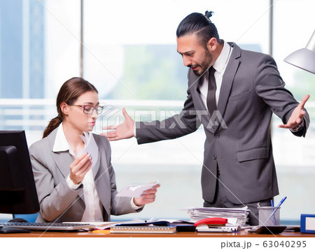 Man and woman in business concept 63040295