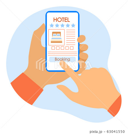 Vector People Travel Online booking hotel Tourism Vector People Travel Online booking hotel Tourism 63041550
