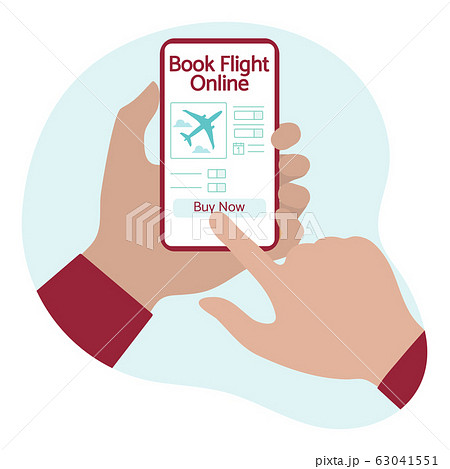 Vector People Travel Online booking flight tickets 63041551