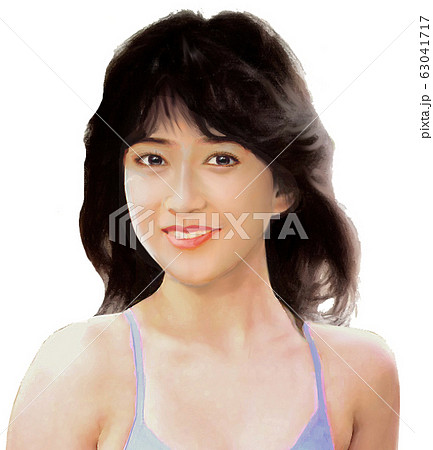 優しい性格の水着女性のイラスト素材