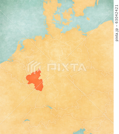 Map of Germany - Rhineland-Palatinate 63042421