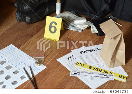 Evidence Chain of Custody Labels and brown paper Evidence Chain of Custody Labels and brown paper 63042752