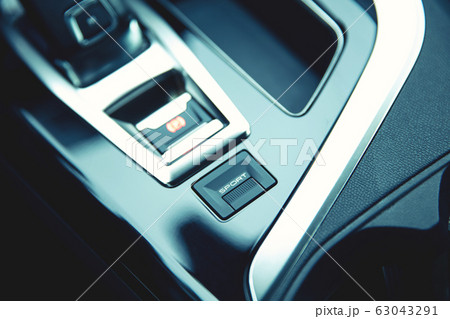 SPORT mode button in modern car 63043291
