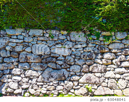 穴太積み石垣 63048041