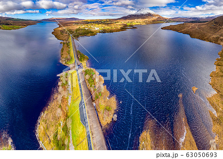 The bridge between Money Beg and Glenthornan between Dunlewey Lough and Lough Nacung Upper at the bottom of Mount Errigal - County Donegal, Ireland The bridge between Money Beg and Glenthornan between Dunlewey Lough and Lough Nacung Upper at the bottom of Mount Errigal - County Donegal, Ireland 63050693