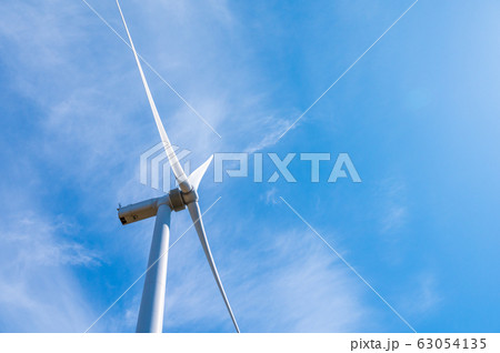 福井　あわら　夢ぐるま　風力発電　風車　3月 63054135
