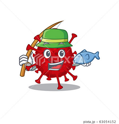 A Picture of funny Fishing betacoronavirus design 63054152