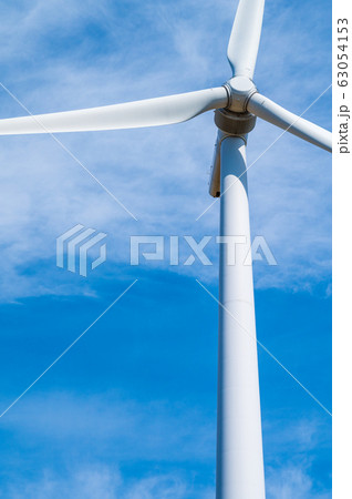 福井　あわら　夢ぐるま　風力発電　風車　3月 63054153