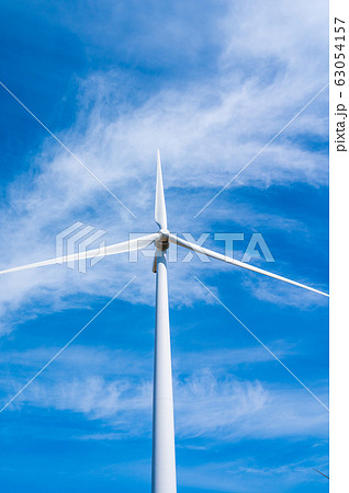 福井　あわら　夢ぐるま　風力発電　風車　3月 63054157