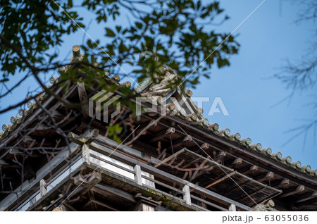 福井県　丸岡城（現存する日本最古の天守閣）2020年3月上旬 63055036