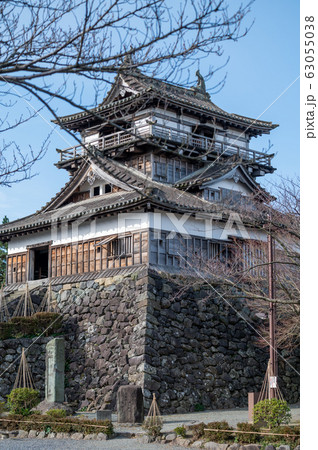 福井県　丸岡城（現存する日本最古の天守閣）2020年3月上旬 63055038