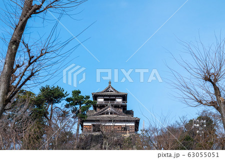 福井県　丸岡城（現存する日本最古の天守閣）2020年3月上旬 63055051