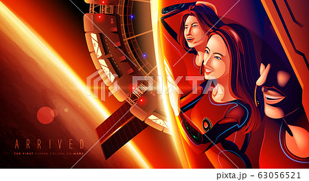 The first human colony on Mars 63056521