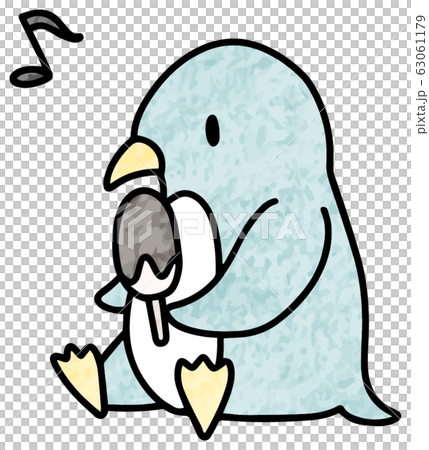 アイスを食べているペンギンのイラスト5 色鉛筆風 のイラスト素材 アイスを食べているペンギンのイラスト5 色鉛筆風 のイラスト素材