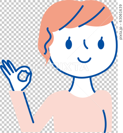 女性 OK シンプル 女性 OK シンプル 63061639