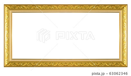 Gold Old picture frame Gold Old picture frame 63062346