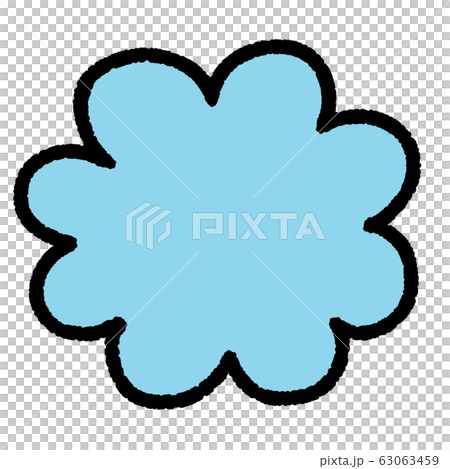 吹き出し 枠のイラスト素材