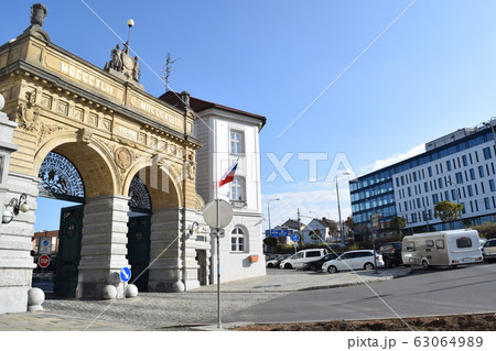 チェコ プルゼニの街並み 63064989