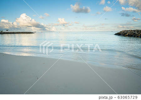 Beautiful bikini beach in Maafushi Island, Maldives before sunset Beautiful bikini beach in Maafushi Island, Maldives before sunset 63065729
