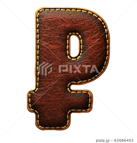 Symbol rouble made of leather. 3D render font with skin texture isolated on white background. Symbol rouble made of leather. 3D render font with skin texture isolated on white background. 63066403