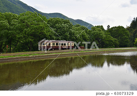 鉄道の旅　わたらせ渓谷鐡道　初夏の風景 63073329