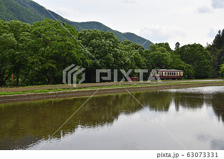 鉄道の旅　わたらせ渓谷鐡道　初夏の風景 63073331