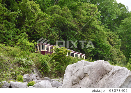 鉄道の旅 わたらせ渓谷鐡道 初夏の風景 鉄道の旅 わたらせ渓谷鐡道 初夏の風景 63073402
