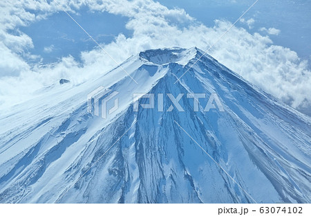 機上から見た富士山 機上から見た富士山 63074102