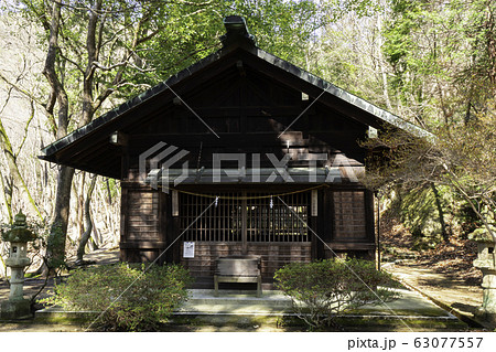 忌部神社　拝殿　備前焼本通り　岡山県備前市 63077557