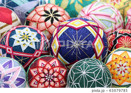 手毬の写真素材