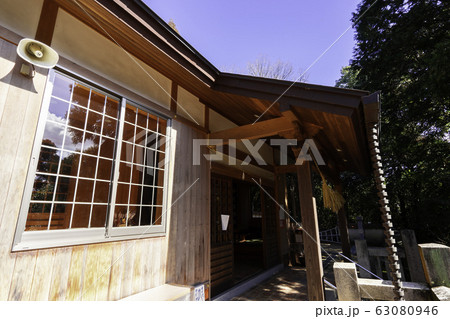 天津神社　拝殿　備前焼本通り　岡山県備前市 63080946