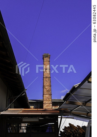 備前焼窯の煙突　備前焼窯　備前焼工房　備前焼本通　岡山県備前市 63082445