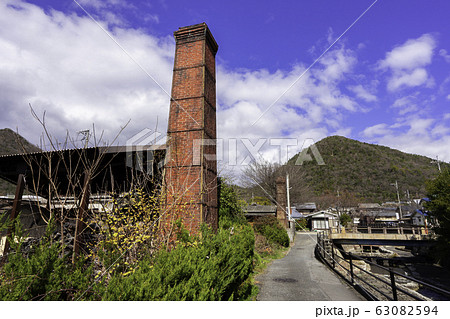 備前焼窯の煙突 備前焼窯 備前焼工房 備前焼本通 岡山県備前市 備前焼窯の煙突 備前焼窯 備前焼工房 備前焼本通 岡山県備前市 63082594