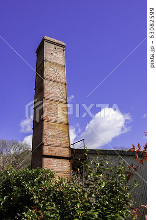 備前焼窯の煙突 備前焼窯 備前焼工房 備前焼本通 岡山県備前市 備前焼窯の煙突 備前焼窯 備前焼工房 備前焼本通 岡山県備前市 63082599