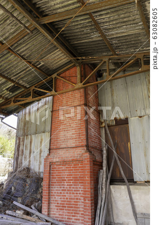 備前焼窯の煙突　備前焼窯　備前焼工房　備前焼本通　岡山県備前市 63082605