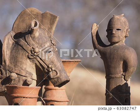 馬と人、ハニワ 63082747