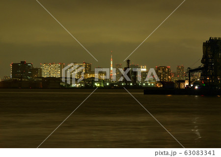 江東区若洲 公園からの夜景 63083341
