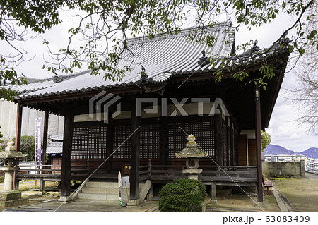 備前福岡　妙興寺　本堂　岡山県瀬戸内市 63083409