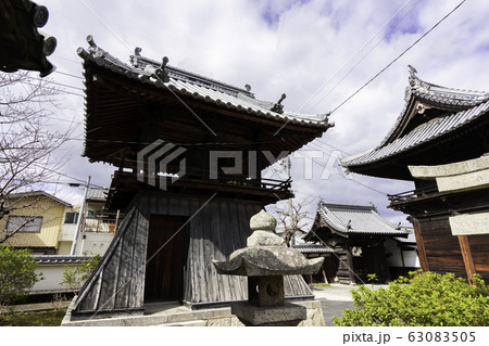 備前福岡　妙興寺　鐘楼　岡山県瀬戸内市 63083505