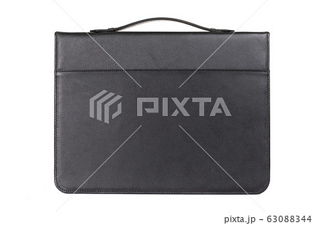 closed matte leather document folder 63088344