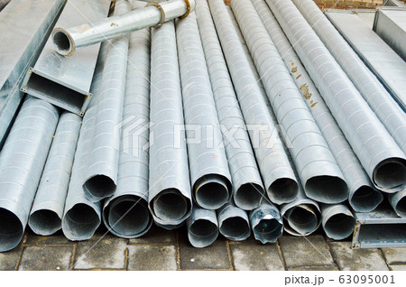 Large iron metal tin corrugated ventilation  63095001
