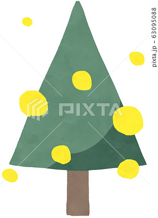 スギ花粉 ヒノキ花粉のイラスト素材