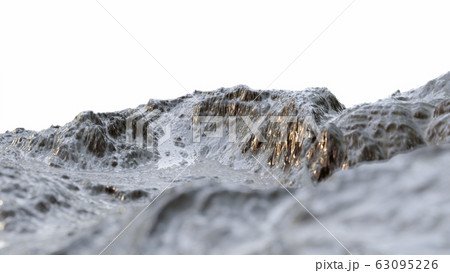 Snowy Mountains peaks isolated on white background Snowy Mountains peaks isolated on white background 63095226